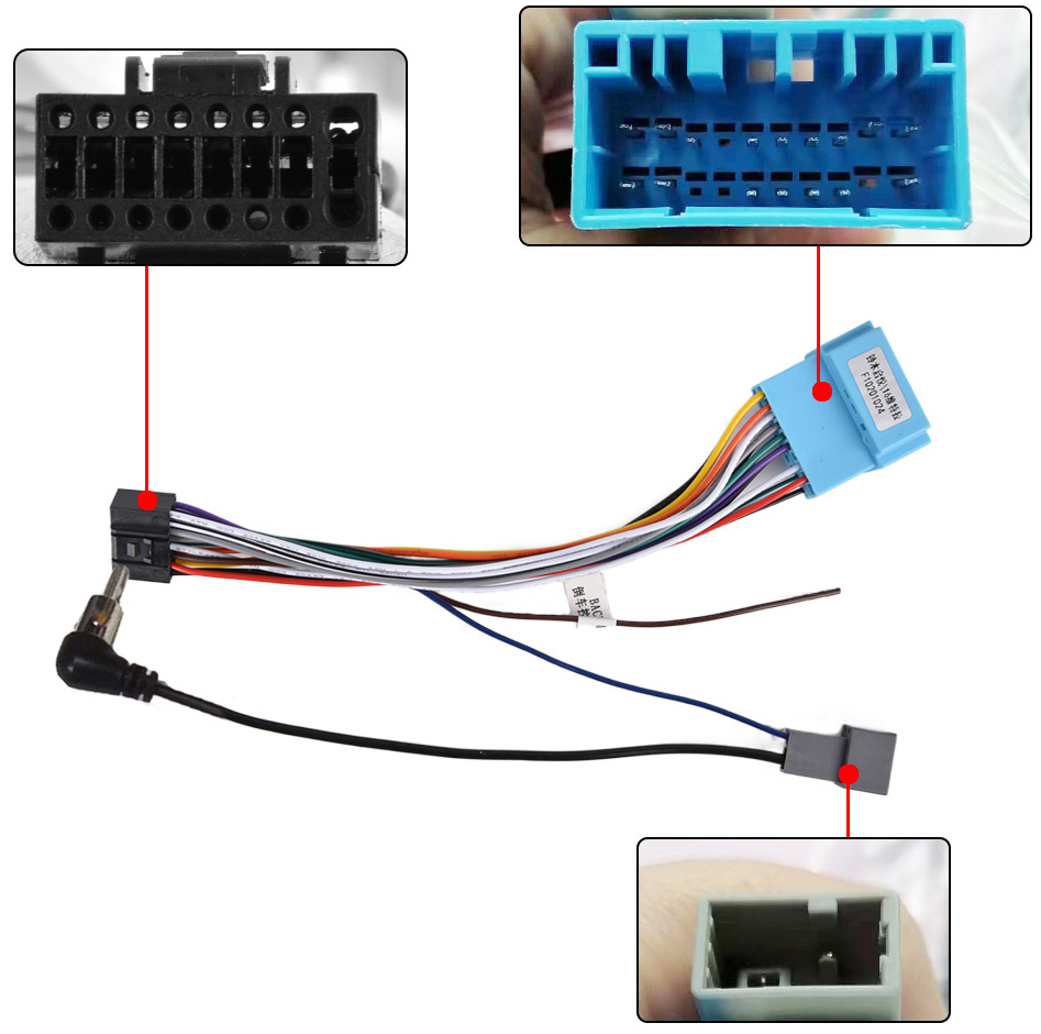 Kabeláž pro chytré autorádio Suzuki SX4, (2006-2013) evtech.cz